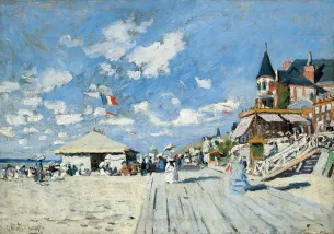 Hôtel des Roches noires à Trouville - Claude Monet 