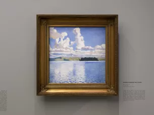 Akseli Gallen-Kallela (1865-1931), Nuages sur le lac, 1904, Huile sur toile, 52 x 55,5 cm, Inv. GKM-7379, Musée Gallen-Kallela, Espoo, Collection Kauranen, © Culturespaces / Eric Spiller